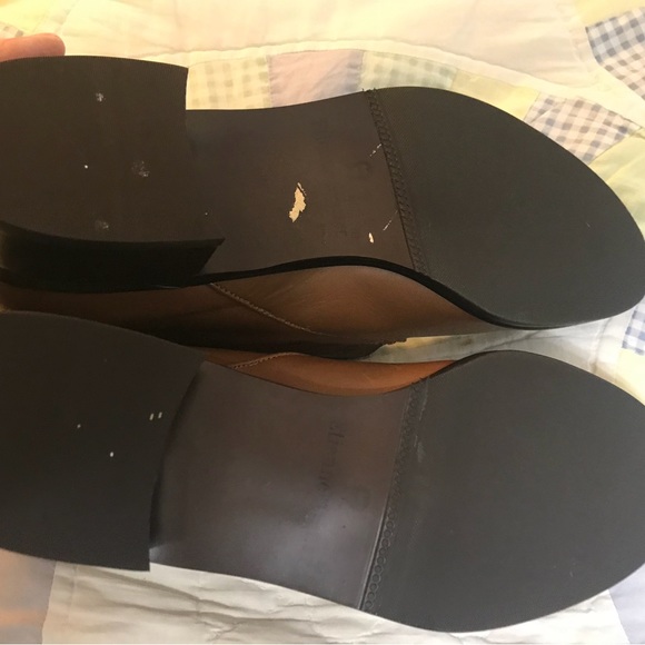 Etienne Aigner Leather Buckle Ankle Boots 10 - Picture 5 of 9